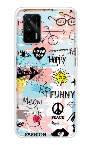 Happy Doodle Soft Cover for Realme GT