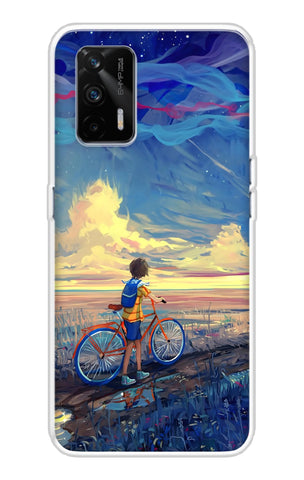 Riding Bicycle to Dreamland Soft Cover for Realme GT