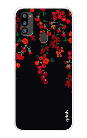 Floral Deco Soft Cover For Samsung Galaxy M21 2021