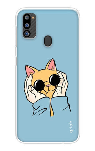 Attitude Cat Soft Cover for Samsung Galaxy M21 2021