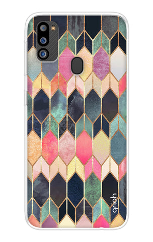 Shimmery Pattern Soft Cover for Samsung Galaxy M21 2021