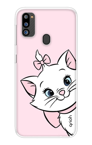 Cute Kitty Soft Cover For Samsung Galaxy M21 2021