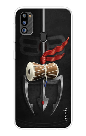 Mahadev Trident Soft Cover For Samsung Galaxy M21 2021