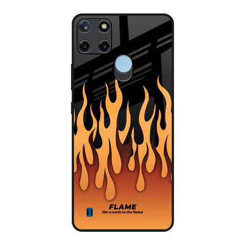 Fire Flame Glossy Case for Realme C21Y