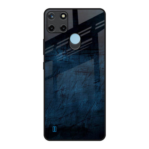 Dark Blue Grunge Glossy Case for Realme C21Y
