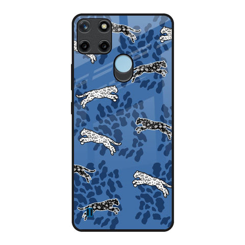 Blue Cheetah Glossy Case for Realme C21Y