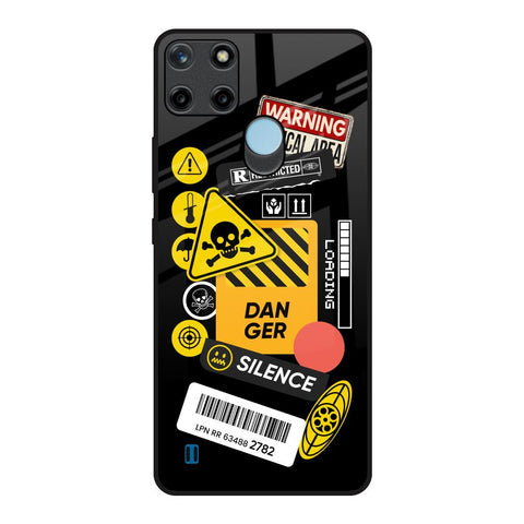 Danger Signs Glossy Case for Realme C21Y