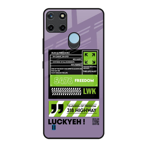 Run & Freedom Glossy Case for Realme C21Y