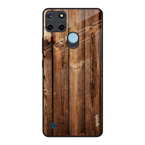 Timber Printed Glossy Case for Realme C21Y