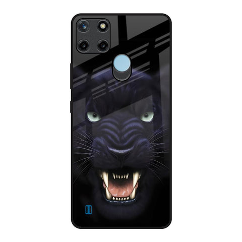 Angry Black Leopard Glossy Case for Realme C21Y