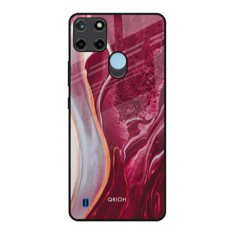 Crimson Ruby Glossy Case for Realme C21Y