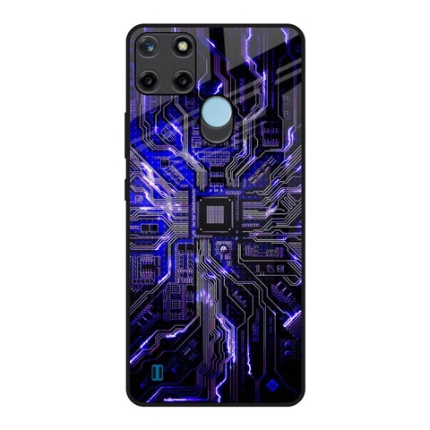 Techno Color Pattern Glossy Case For Realme C21Y