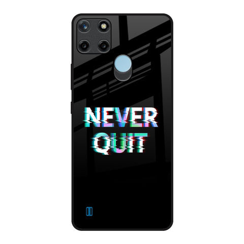 Never Quit Glossy Case For Realme C21Y