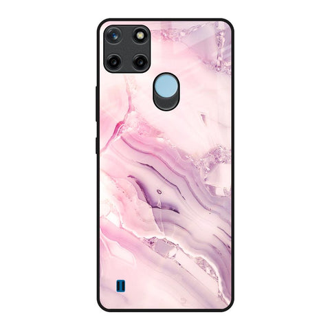 Diamond Pink Gradient Glossy Case For Realme C21Y
