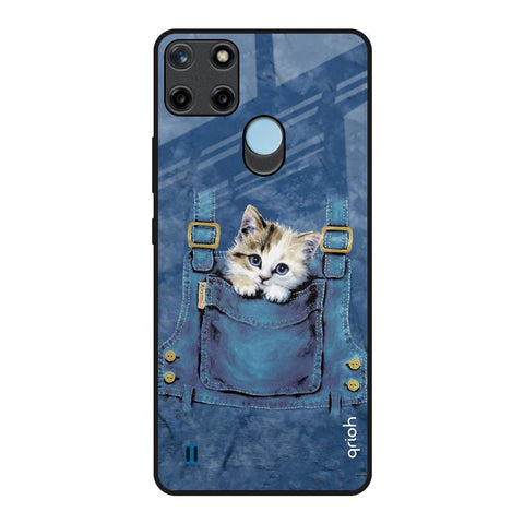 Kitty In Pocket Glossy Case For Realme C21Y