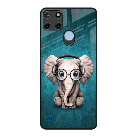 Adorable Baby Elephant Glossy Case For Realme C21Y