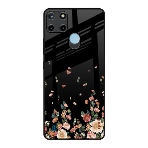 Floating Floral Print Glossy Case for Realme C21Y