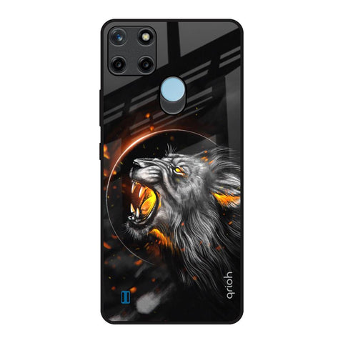 Aggressive Lion Glossy Case for Realme C21Y