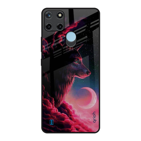 Moon Wolf Glossy Case for Realme C21Y