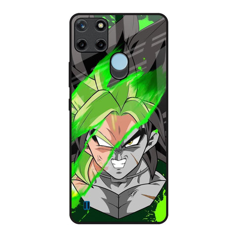 Anime Green Splash Glossy Case for Realme C21Y
