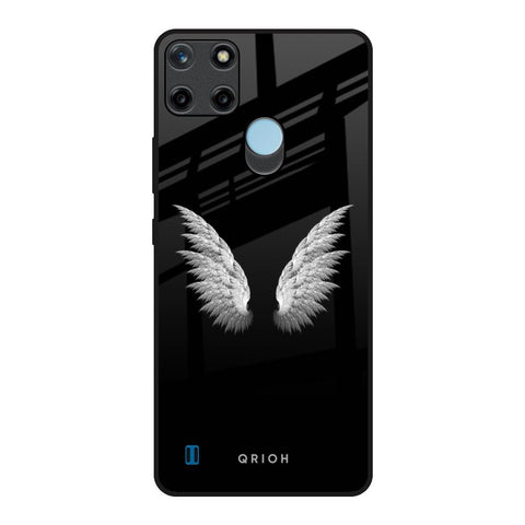 White Angel Wings Glossy Case for Realme C21Y
