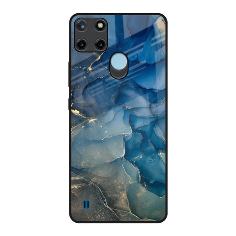 Blue Cool Marble Glossy Case for Realme C21Y