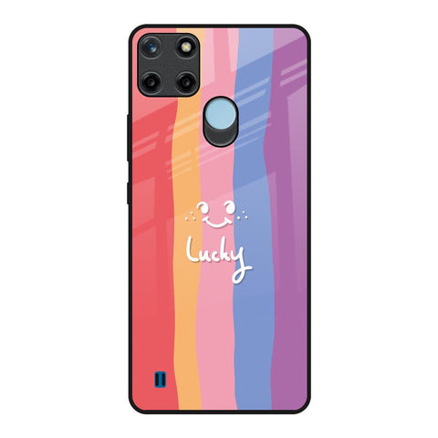 Lucky Abstract Glossy Case for Realme C21Y
