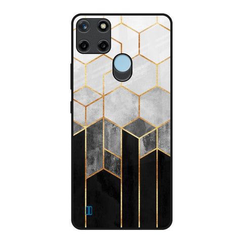 Tricolor Pattern Glossy Case for Realme C21Y
