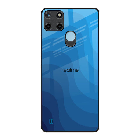 Blue Wave Abstract Glossy Case for Realme C21Y