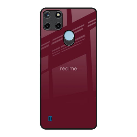 Classic Burgundy Glossy Case for Realme C21Y