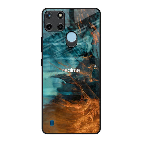 Golden Splash Glossy Case for Realme C21Y