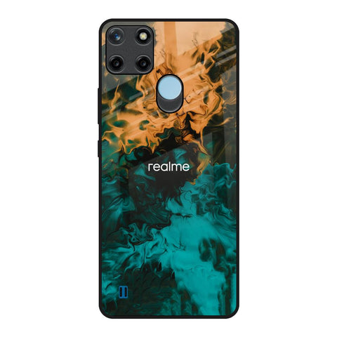 Watercolor Wave Glossy Case for Realme C21Y