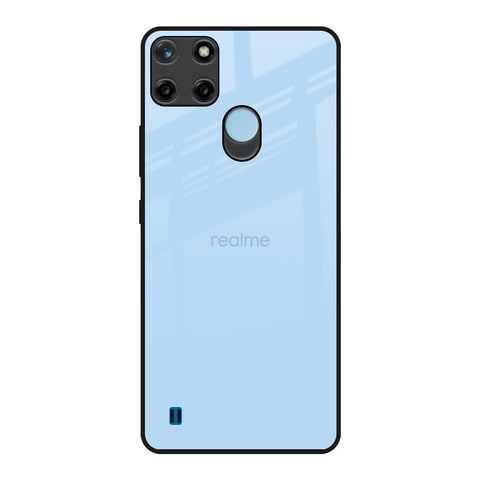 Pastel Sky Blue Glossy Case for Realme C21Y