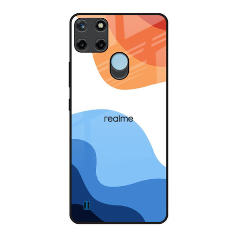 Wavy Color Pattern Glossy Case for Realme C21Y