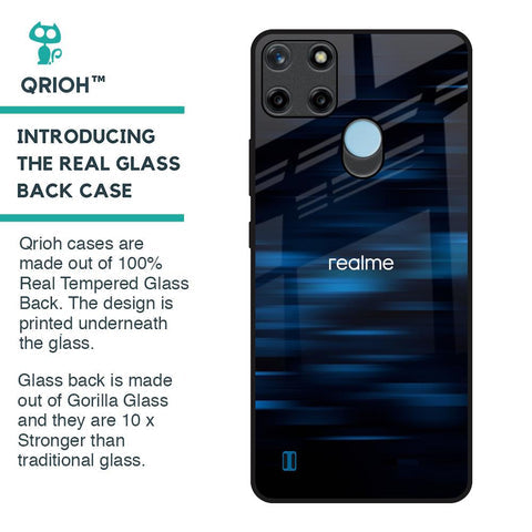 Blue Rough Abstract Glossy Case for Realme C21Y