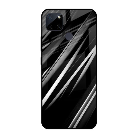 Black & Grey Gradient Glossy Case For Realme C21Y