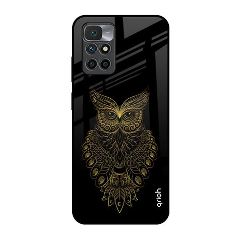 Golden Owl Glossy Case for Redmi 10 Prime