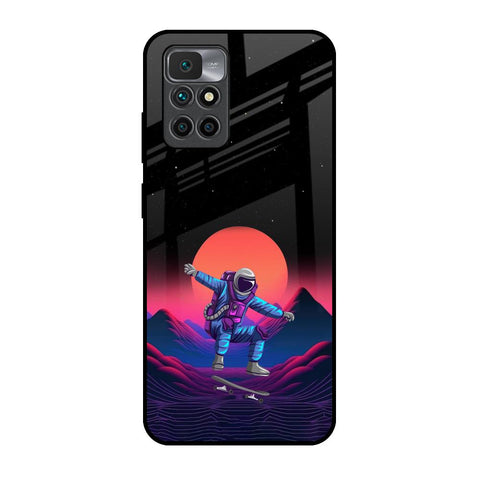 Retro Astronaut Glossy Case for Redmi 10 Prime
