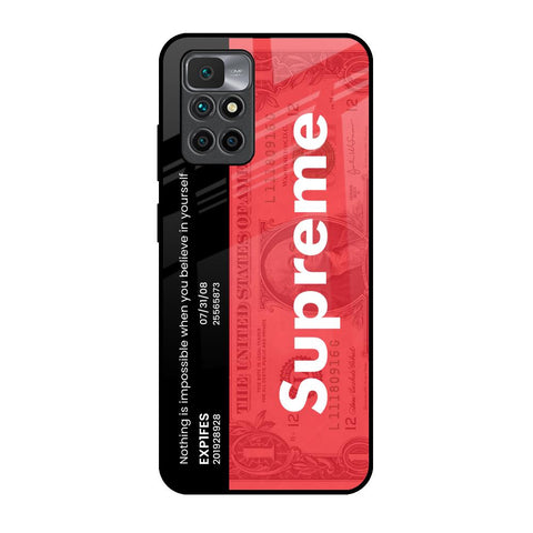 Supreme Ticket Glossy Case for Redmi 10 Prime