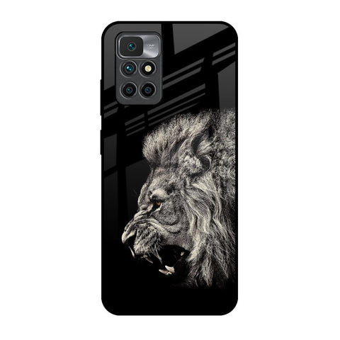 Brave Lion Glossy Case for Redmi 10 Prime