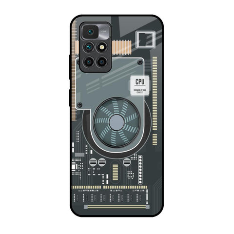 Motherboard Circuit Glossy Case for Redmi 10 Prime