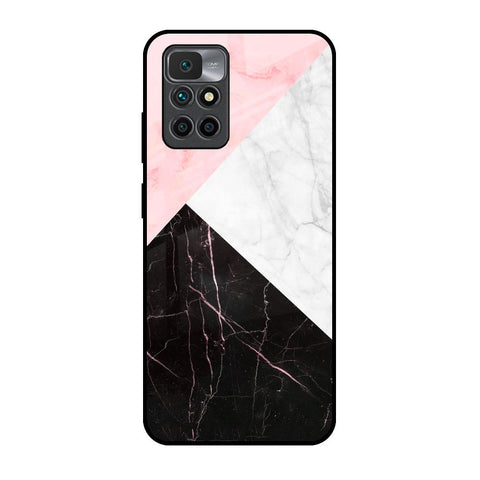 Marble Collage Art Glossy Case For Redmi 10 Prime