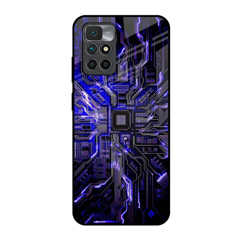Techno Color Pattern Glossy Case For Redmi 10 Prime
