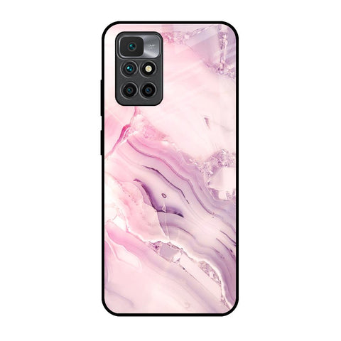 Diamond Pink Gradient Glossy Case For Redmi 10 Prime