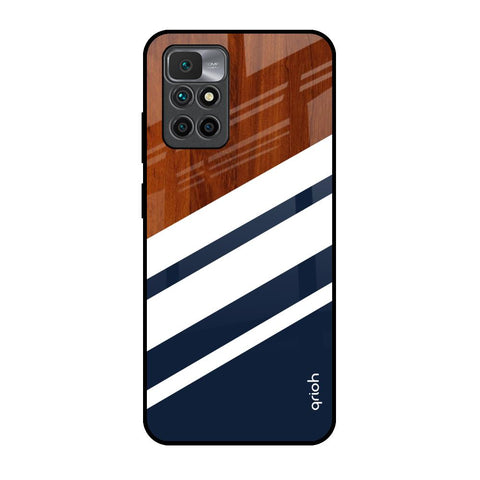 Bold Stripes Glossy Case for Redmi 10 Prime
