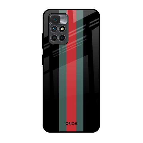Vertical Stripes Glossy Case for Redmi 10 Prime