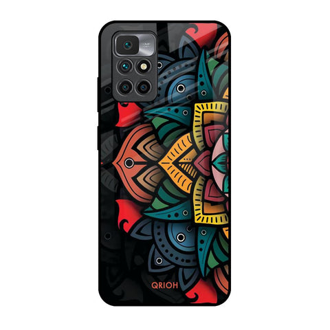 Retro Gorgeous Flower Glossy Case for Redmi 10 Prime