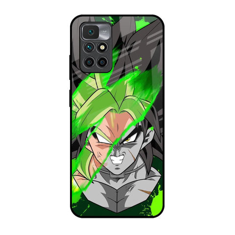 Anime Green Splash Glossy Case for Redmi 10 Prime