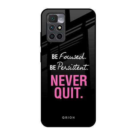 Be Focused Glossy Case for Redmi 10 Prime