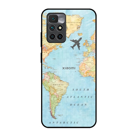 Fly Around The World Glossy Case for Redmi 10 Prime